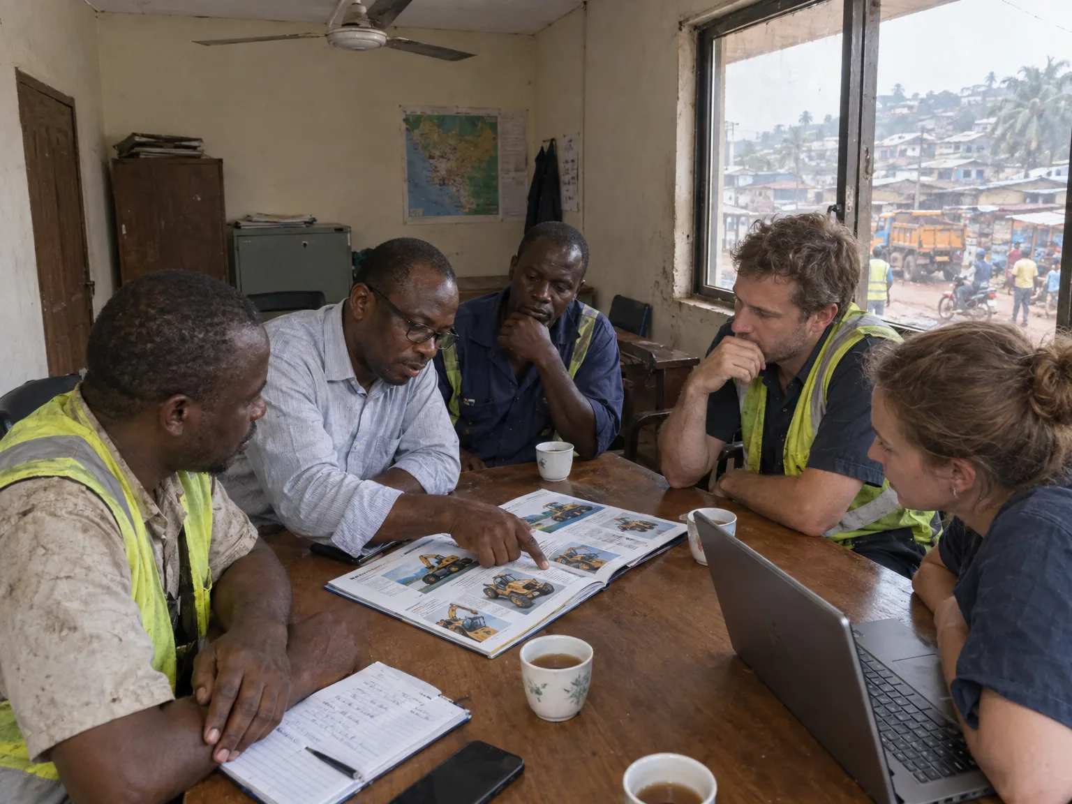 Meeting between Starlight and a manufacturer’s delegation in Freetown