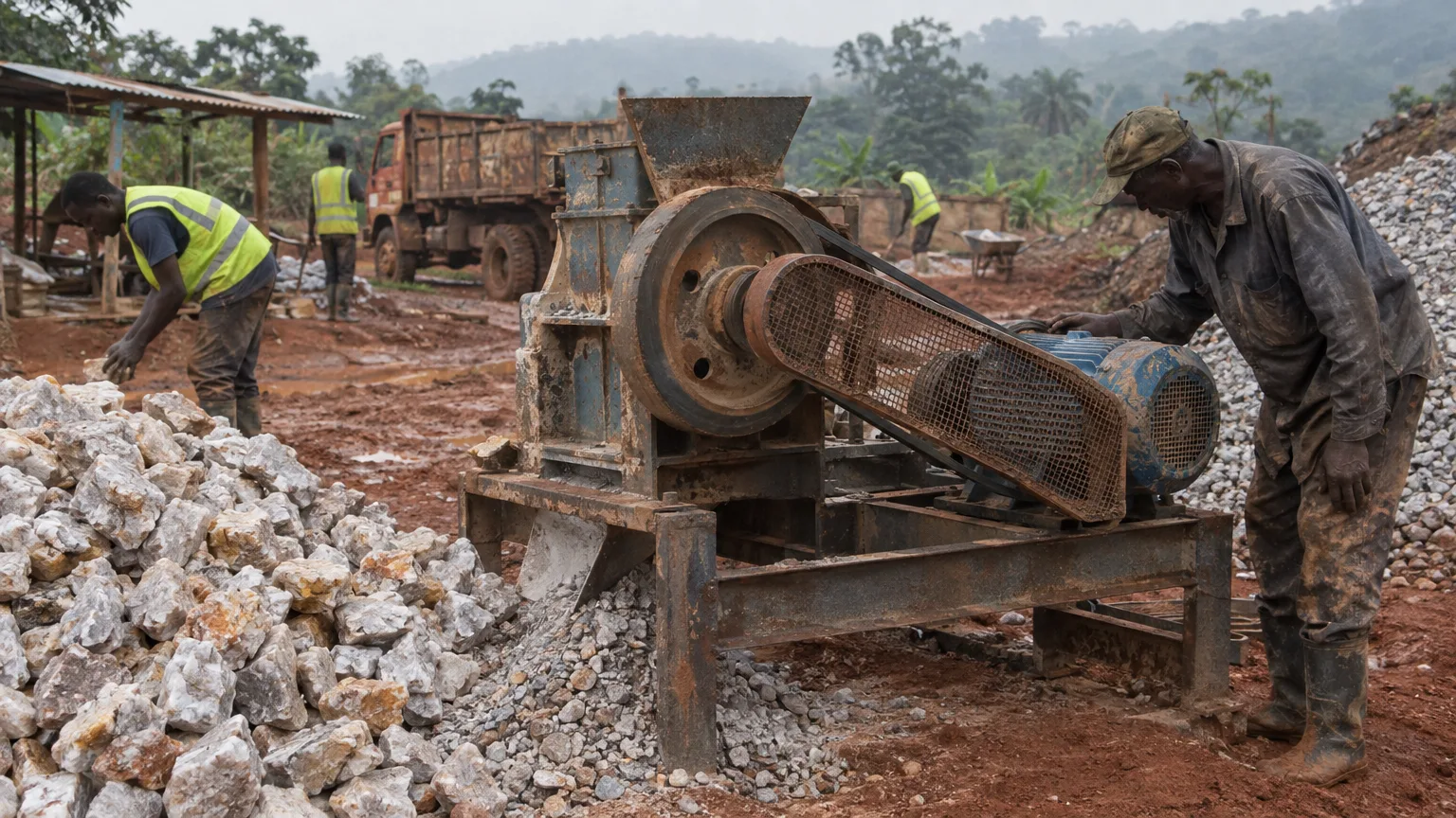 Small jaw crusher
